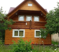 Коттедж с баней с балконом в Старый город