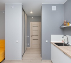 Апартаменты студия Горчица ApartaMIA в Семейный уголок