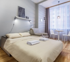 3-местные 1-комнатные апартаменты студия ул. Автозаводская, 23с931к2 в Апартоника