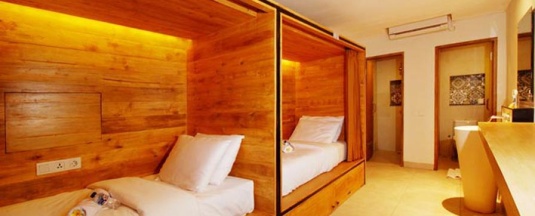 Кровать в общем номере в D beds Hostel