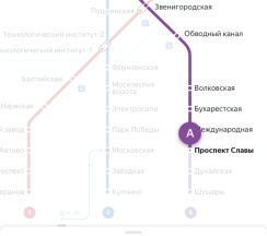 1-комнатные апартаменты улучшенные Сауф Вью, этаж 4 в «Едем в Питер» - Апартаменты СОФИЯ на Южном шоссе, д.49/2