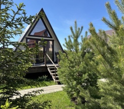 A-Frame №2 (оснащение дома, стоимость банного чана и бани см. Подробнее) в Dacha