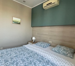 Апартаменты с гостиной и спальней в Sibgat Apartments