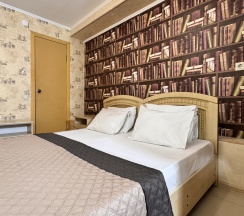 3х местный стандарт с видом на столовую  (номер на цокольном этаже) в Эргес