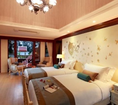 Двухместный номер Standard с видом на сад 2 отдельные кровати в Maikhao Dream Villa Resort & Spa