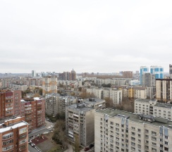 Апартаменты c 1 комнатой с балконом в Hugge Place