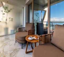 Номер “Caramel Apart” Апартаменты с видом на море в Morskoy resort