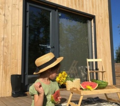 Дом 18 кв. м. № 4 (вместимость 2 взрослых, 2 ребенка) в У реки