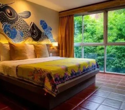 Двухместный люкс Sino двуспальная кровать в Sino House Phuket Hotel