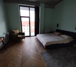 Апартаменты с 3 комнатами с балконом и с красивым видом из окна в Апарт-отель Residence Graphite