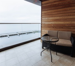 1 категория Гостиничный с видом на море (1 доп. место) в Изумрудное