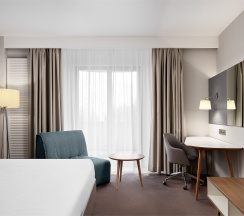 Реновированный номер с кроватью King-size в Edge Seligerskaya-Moscow