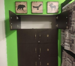 Кровать в общем номере (мужской номер) в Hostel 1703