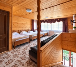 Студенческий номер с террасой в Чегет-home