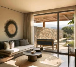 Двухместный люкс Infinity Blue (двуспальная кровать) в Курорт Minos Palace Resort Adults Only