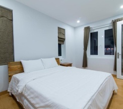 Двухместное семейное бунгало двуспальная кровать в Gecko House Phu Quoc
