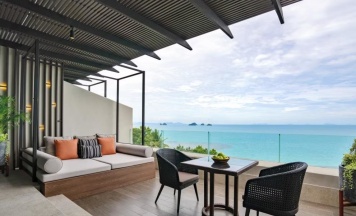 Двухместный номер Club с видом на океан двуспальная кровать в InterContinental Koh Samui Resort by IHG