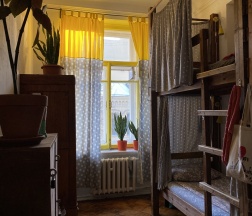 Кровать в 4-х местном женском номере в Chickadee Coliving