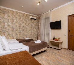 Стандарт 3-местный с двумя раздельными кроватями и балконом в Джульетта