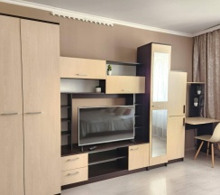 Апартаменты студия Курыжова 32 в Runway Apartments на улица Курыжова 32