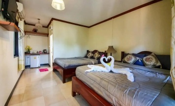 Четырёхместный семейный люкс в Tom Pizza Resort