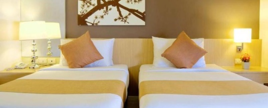 Двухместный номер Deluxe 2 отдельные кровати в Отель Grand Alpine