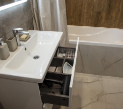 Апартаменты улучшенные с 1 двуспальной кроватью в Sky inn color