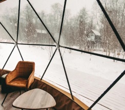 Геокупол Свидание на крыше в Вазуза Лав