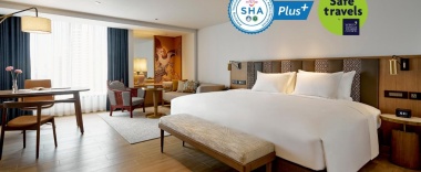 Одноместный семейный номер Deluxe двуспальная кровать в Montien Hotel Surawong Bangkok