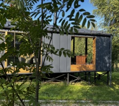 Коттедж Шон с панорамной баней для 7-ми гостей в Rodioncevo Eco Village