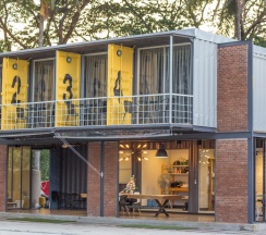 Одноместный номер Deluxe в Ducati Bike Box Hostel