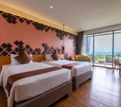Двухместный номер Deluxe с видом на море 2 отдельные кровати в Crest Resort & Pool Villas