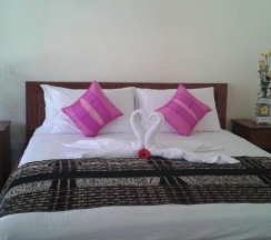 Двухместный номер Standard с красивым видом из окна двуспальная кровать в Krisda Ubud Guest House