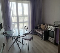 Стандарт АПАРТ 40кв: Кровать 1,6 *Диван 1,5 *Кухня *Панорамный вид *WiFi в Тихая Гавань Центр