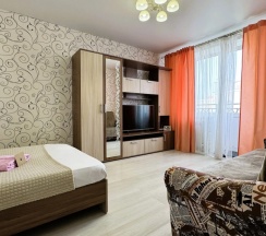 Двухместные апартаменты c 1 комнатой (двуспальная кровать) в Квартира Right Room на Братьев Луканиных 11