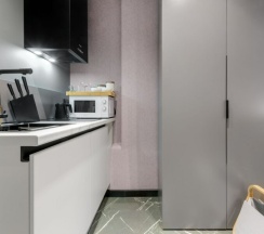 Studio Double одноместный, но возможно пребывание вдвоем, кровать 110х200 в Yapartments