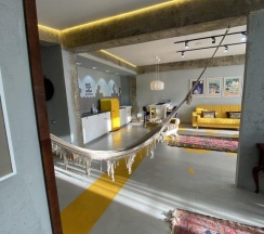 5-местные 2-комнатные апартаменты люкс семейные (мансарда) в Apart Ru Hotel