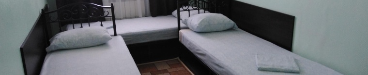Комната стандарт с 3 односпальными кроватями в Мираж