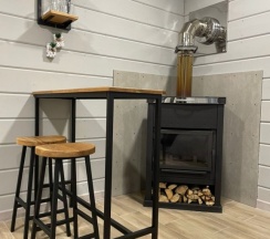 Коттедж Comfort с красивым видом из окна в Можайское приморье