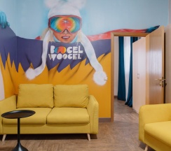 Номер полулюкс с 1 двуспальной кроватью в Boogel Woogel bar&hotel