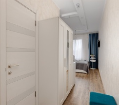 Blue - 2х местные апартаменты-студия у Ботанического сада (4 этаж) в Smart Lofts Moscow