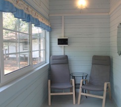 Коттедж стандарт с 1 двуспальной кроватью в Валдай ЭкоКлуб