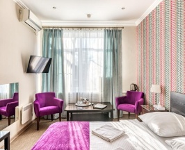 Номер комфорт с 1 двуспальной кроватью в Погости