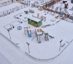 1-комнатные апартаменты люкс с 1 двуспальной кроватью в RentPlaza (РентПлаза) на улице Шейнкмана