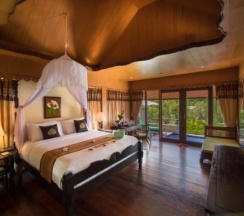 Двухместная вилла с бассейном Junior двуспальная кровать в Отель Panviman Resort Koh Phangan