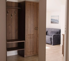 Четырёхместные апартаменты с 2 комнатами с балконом и с видом на море в Талион