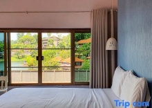 Двухместный номер Standard двуспальная кровать в Phornpailin Riverside Resort