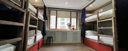 Место в восьмиместном общем номере в Lv.hostel