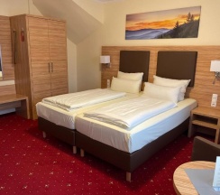 Двухместный номер Deluxe двуспальная кровать в Hotel Harburger Hof