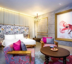 Двухместный номер So Comfy с видом на сад двуспальная кровать в SO/ Sofitel Hua Hin